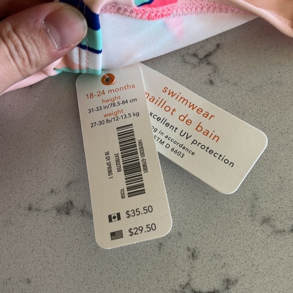 NWT Gymboree 18-24 month swimsuit - Picture 3 of 9